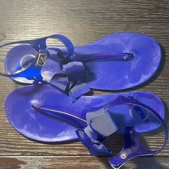 Stylish Purple Bow Sandals - Picture 6 of 7